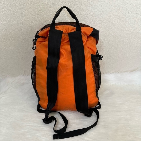 Kiva Orange Black Packable Travel Hiking Camping Backpack - Picture 10 of 14